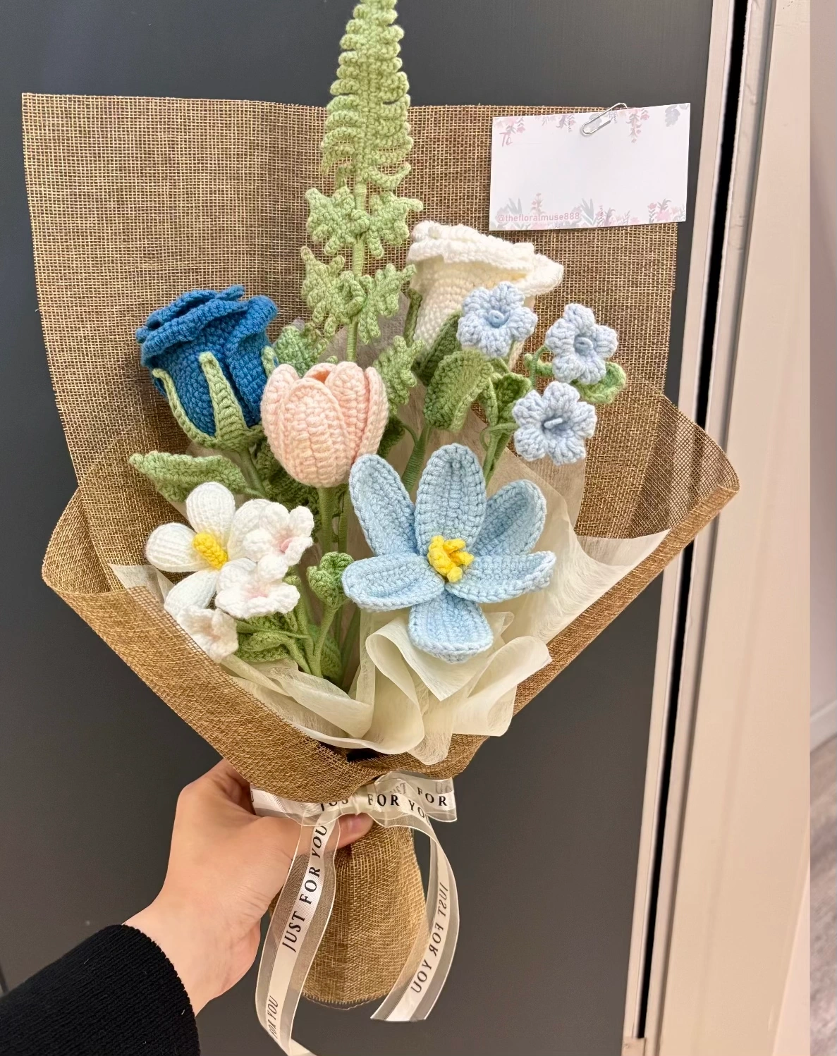 Periwinkle & Grain — sympathy flowers by The Floral Muse, Leeds