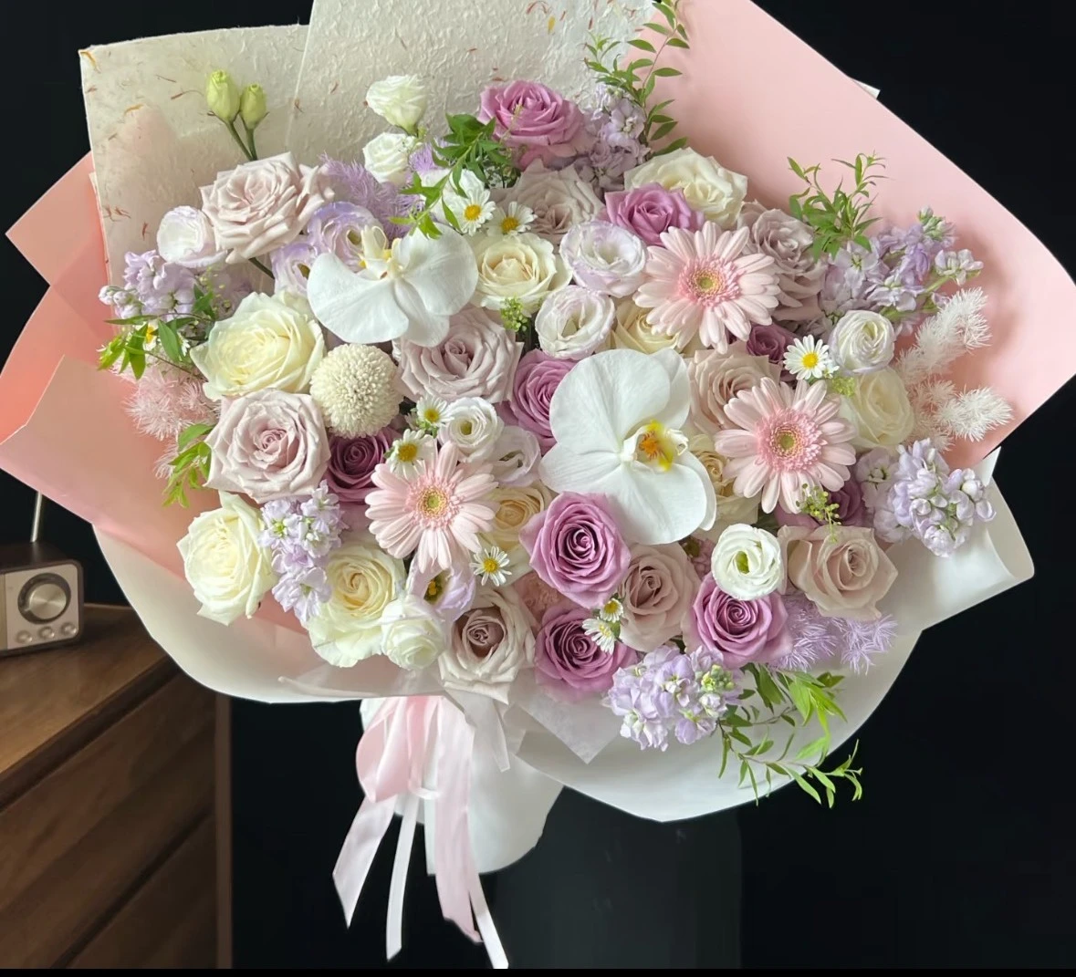 Lilac Hush — sympathy flowers by The Floral Muse, Leeds