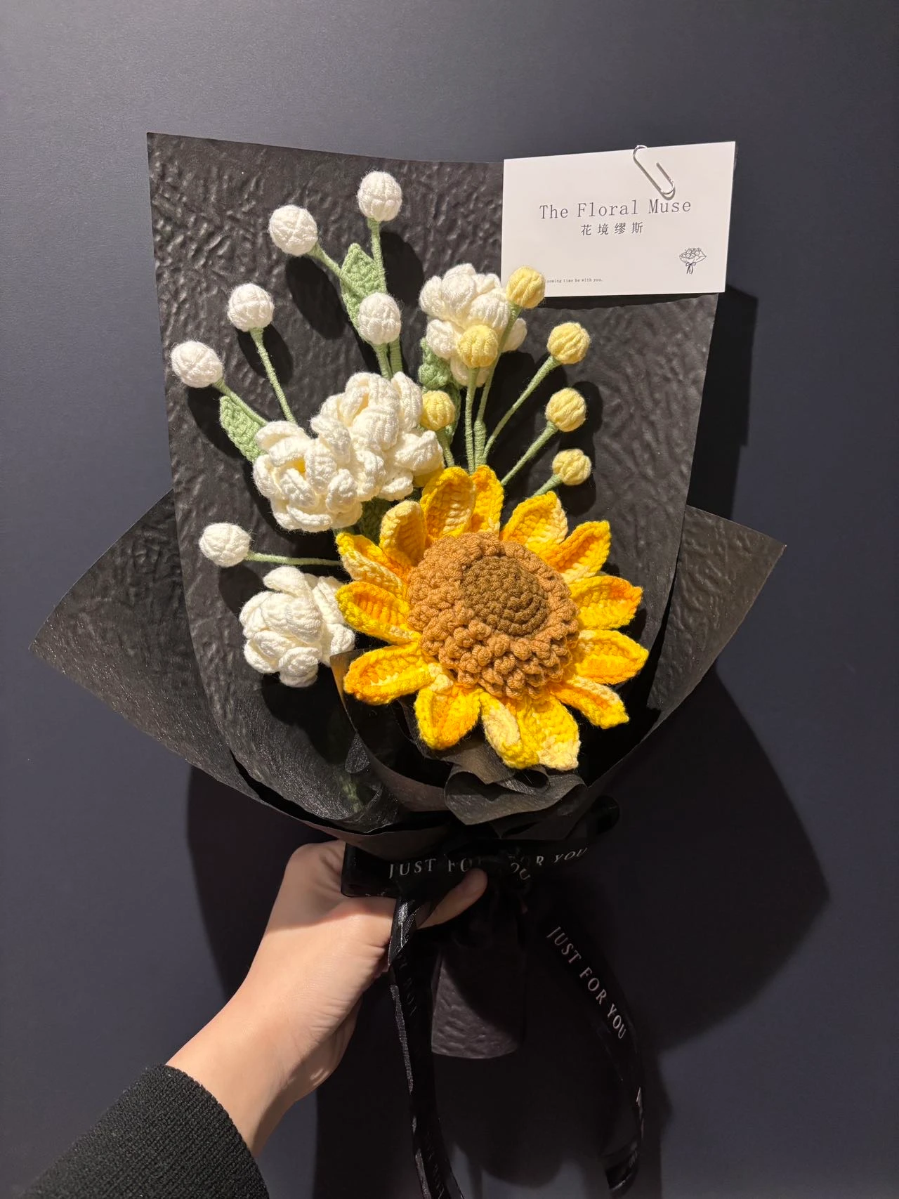 Sunflower Stitch Bouquet — birthday flowers by The Floral Muse, Leeds