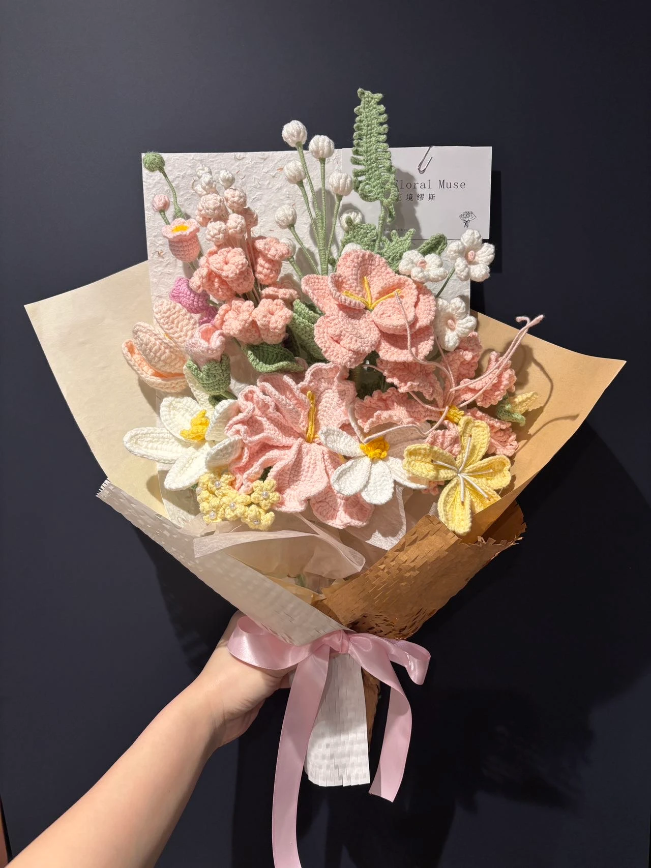 Silken Cascade — congratulations flowers by The Floral Muse, Leeds