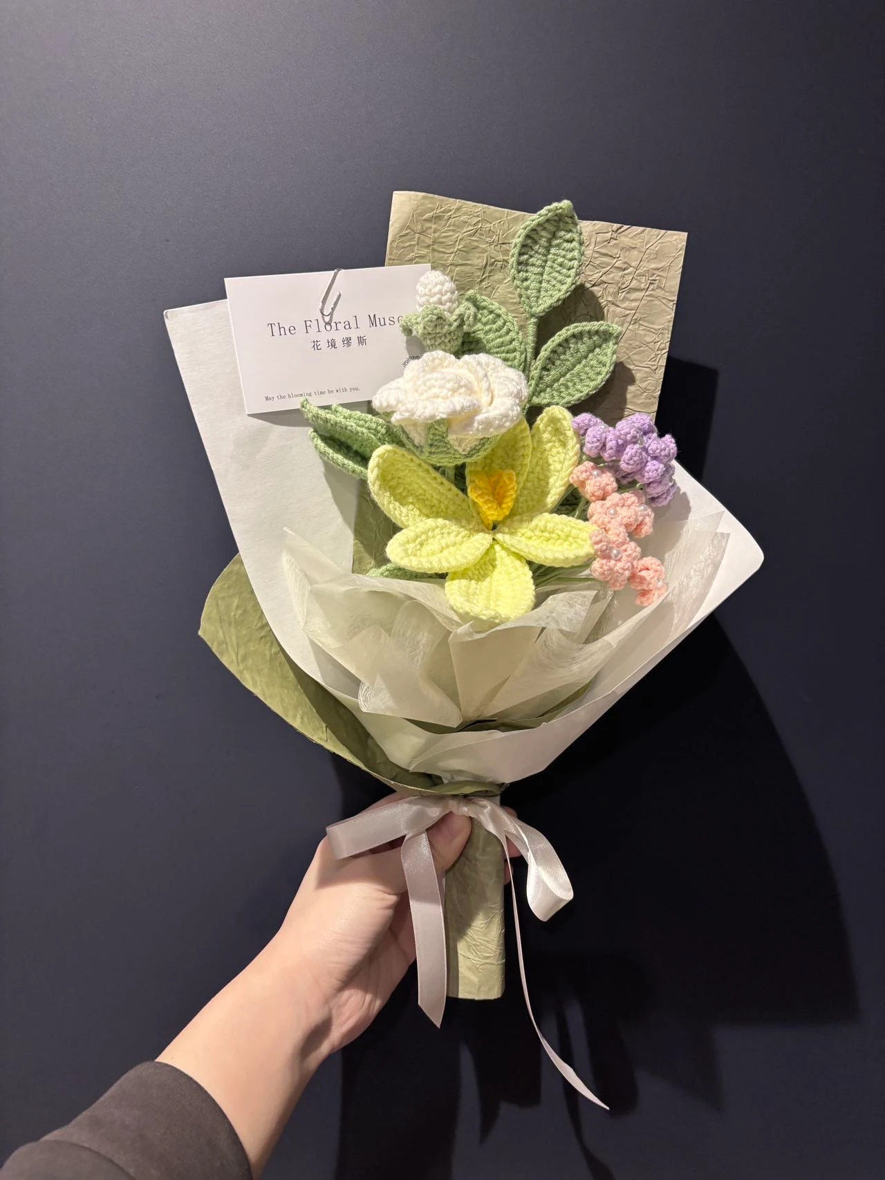 Fibre Blossom Cluster — get well flowers by The Floral Muse, Leeds