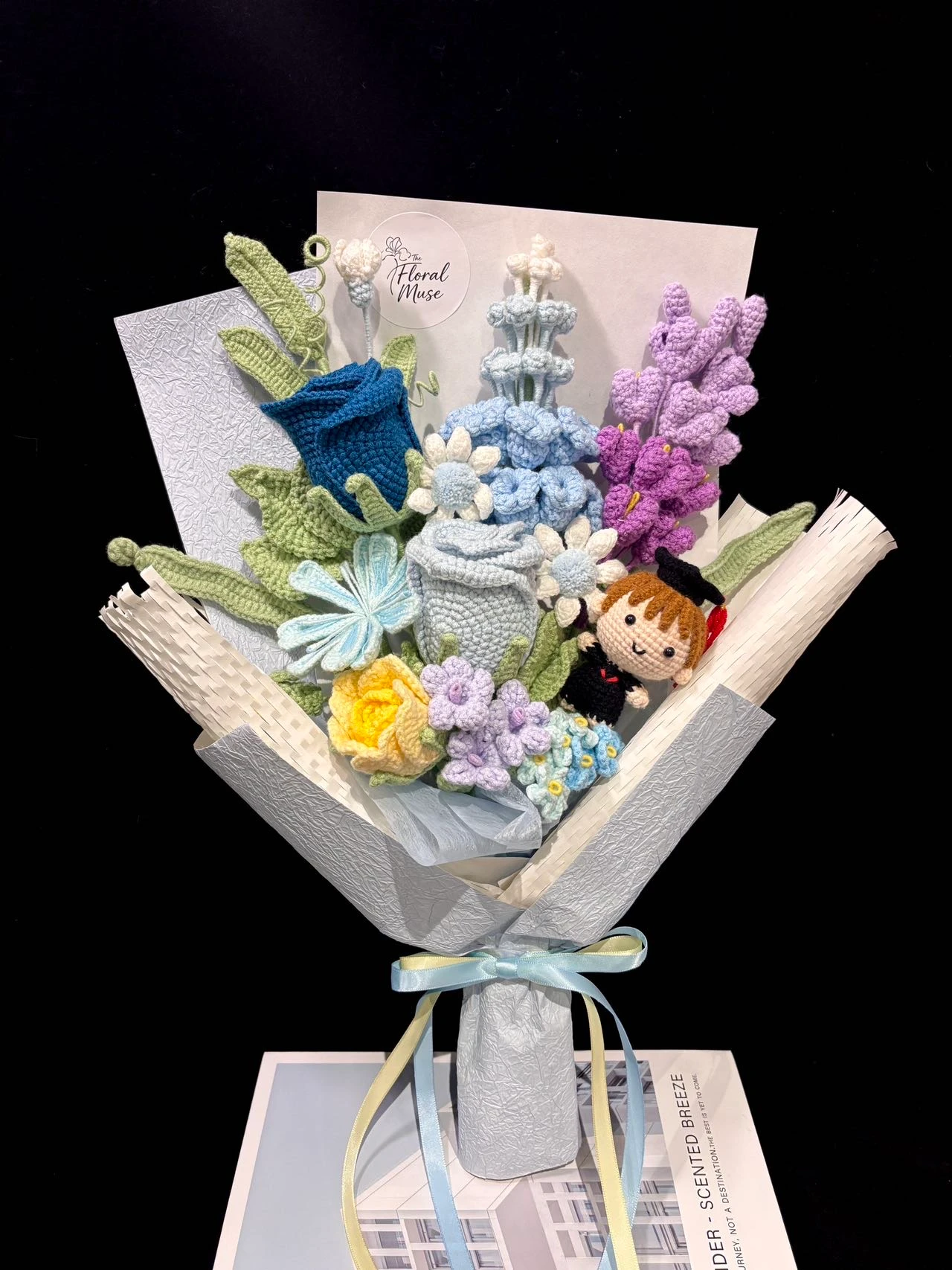 Fibre Fable — graduation flowers by The Floral Muse, Leeds