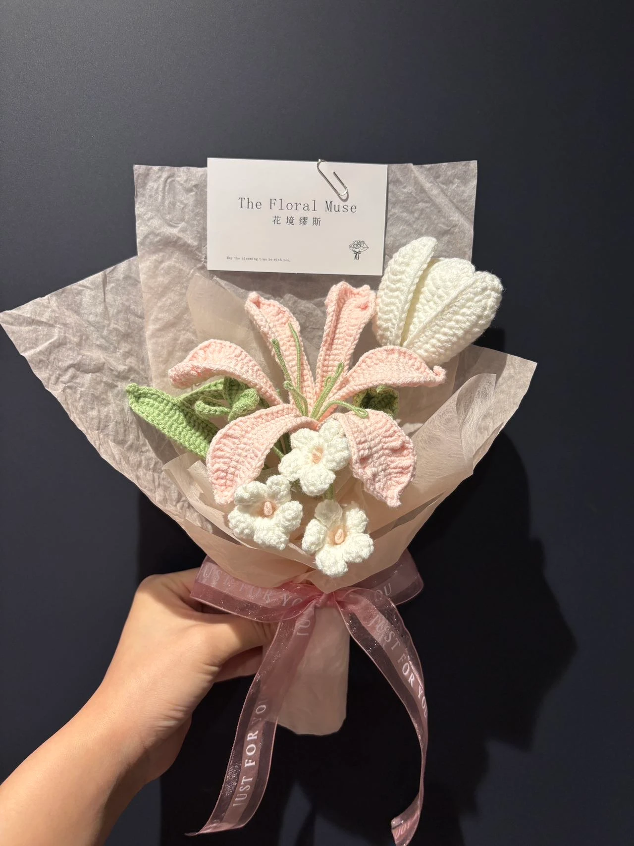 Moonlit Petals — thank you flowers by The Floral Muse, Leeds