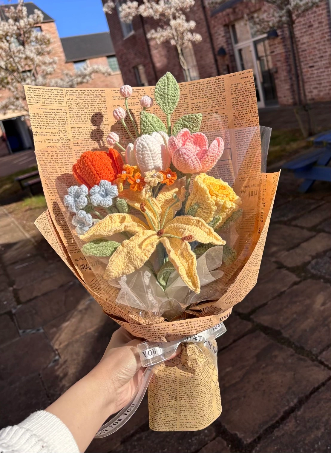 Fibre Meadow — graduation flowers by The Floral Muse, Leeds