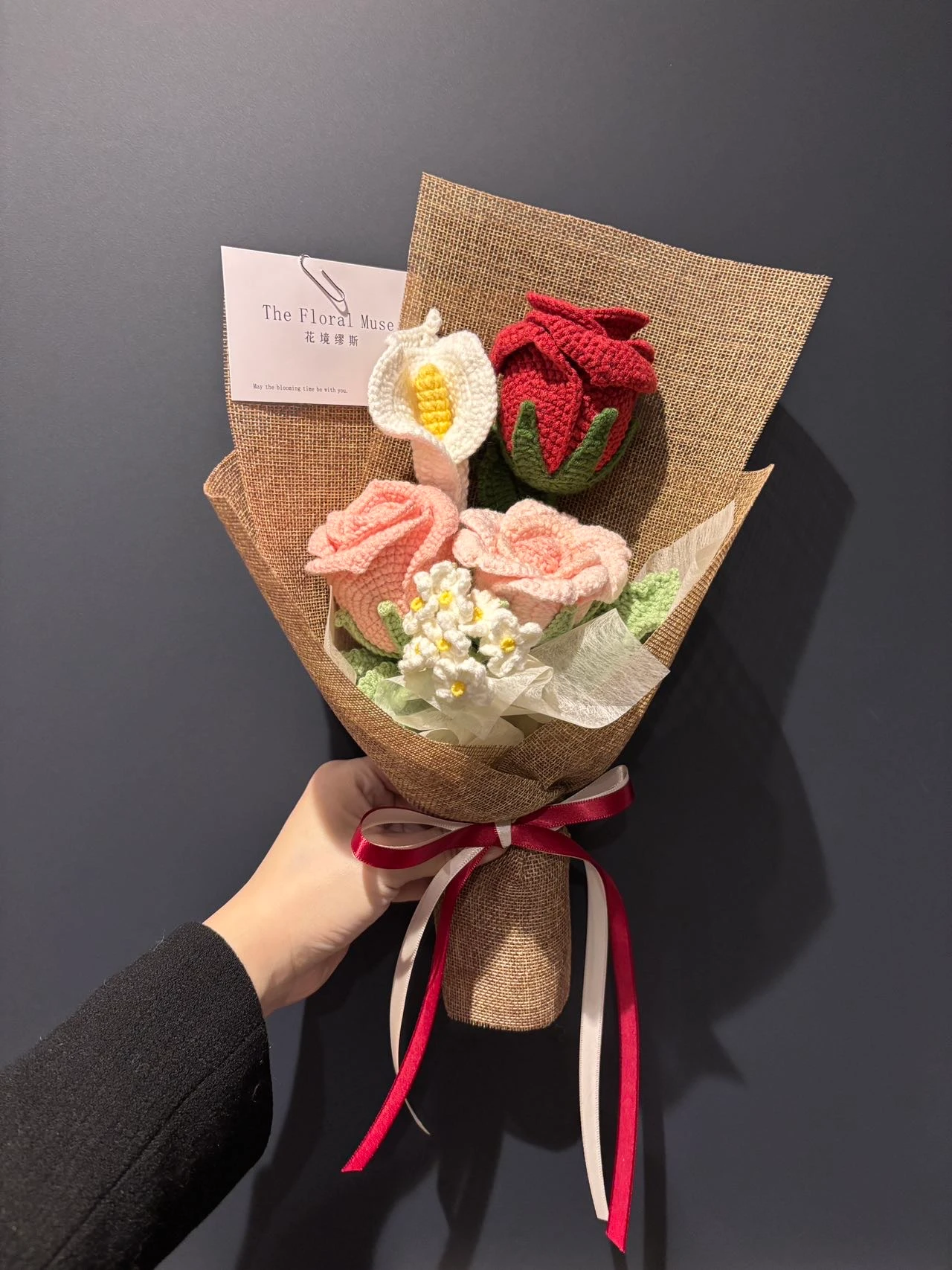 Stitched with Love — anniversary flowers by The Floral Muse, Leeds