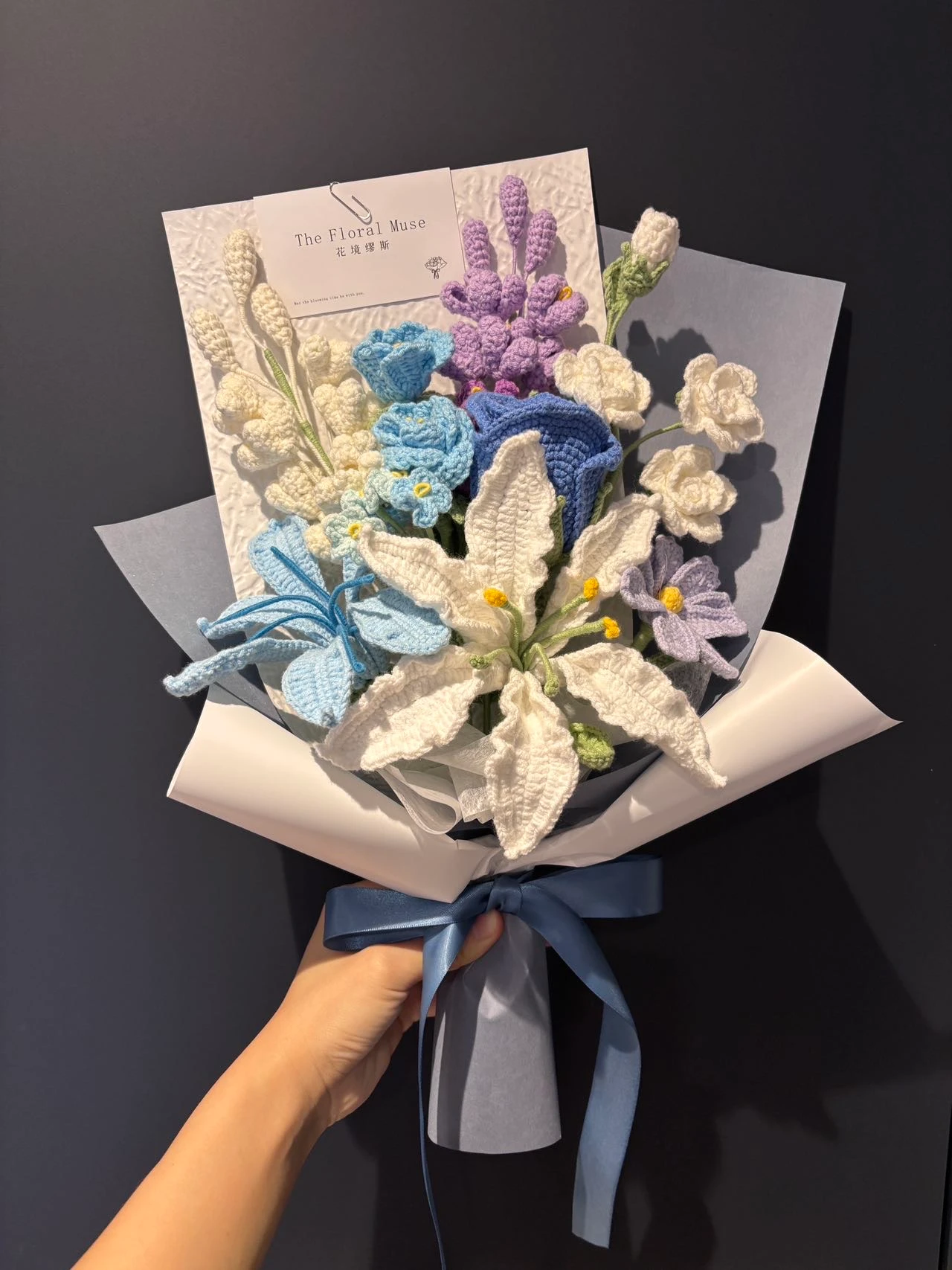 Silken Stitch Gathering — sympathy flowers by The Floral Muse, Leeds