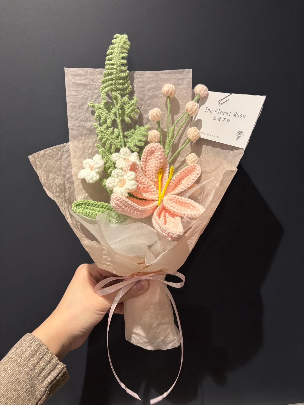 Crocheted Blossom Bundle — get well flowers by The Floral Muse, Leeds